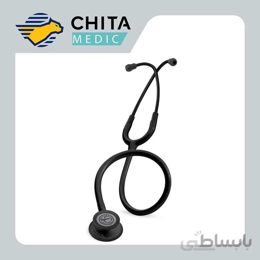 گوشی طبی لیتمن مدل کلاسیک III کد ۵۸۰۳ ا Littmann Classic III Stethoscope: All Black 5803