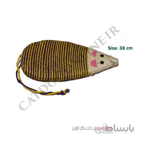 اسباب بازی گربه به شکل موش برای سایش ناخن