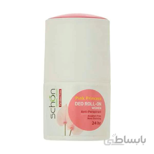 رول ضد تعریق بانوان پینک پرنسس صورتی شون - 50 میلی لیتر ا Schon Pink Princess Pink Antiperspirant Roll - 50 ml