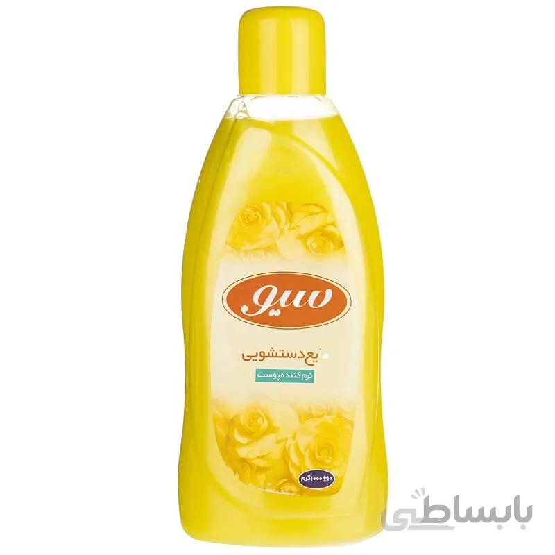 مایع دستشویی صدفی زرد سیو ۱ لیتری ا -