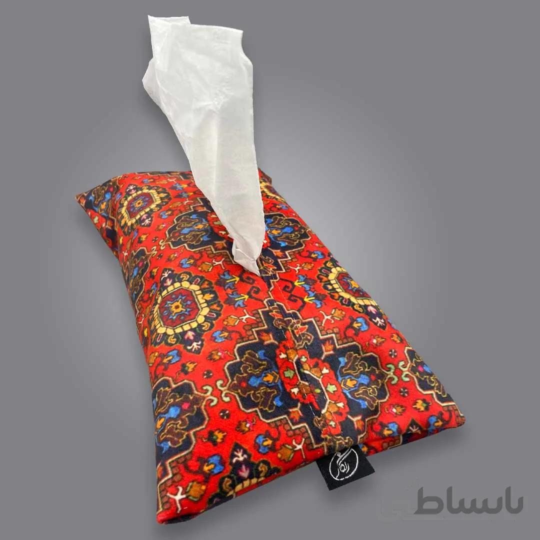 جادستمال کاغذی مخمل طرح فرش مدل JT18