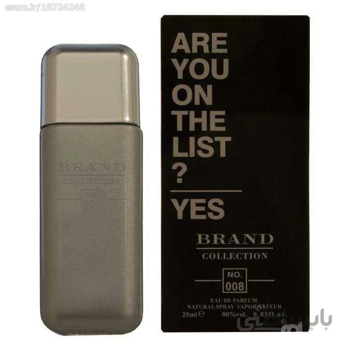 ادکلن مردانه کارولینا هررا برند کالکشن کد 008 (Carolina Herrera vip 212) حجم 25 میل ا Brand collection no.008 - carolina herrera vip 212