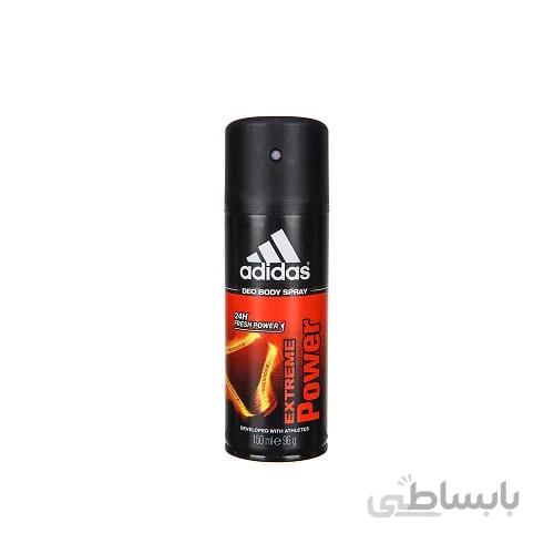 اسپری بدن آدیداس مدل Extreme Power ا Adidas Deo Body Spray Extreme Power 150ml