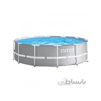 استخر پیش ساخته گرد با پایه فلزی