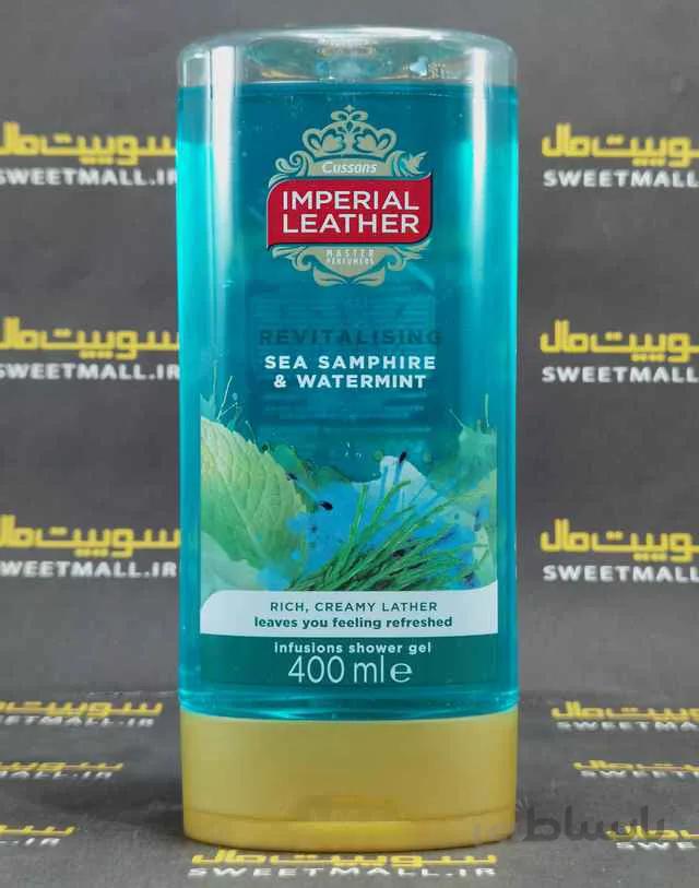 ژل حمام امپریال لیدر 400 م Imperial leather-رازيانه آبی و نعناع دريایی samphire watermint