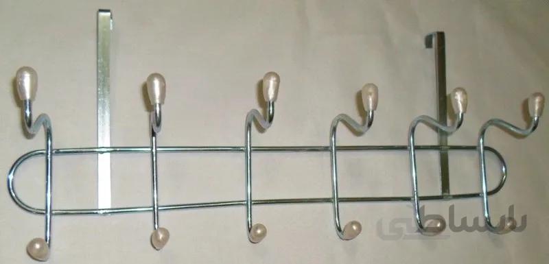درب آویز مدرن 6 شاخه سر پلاستیکی