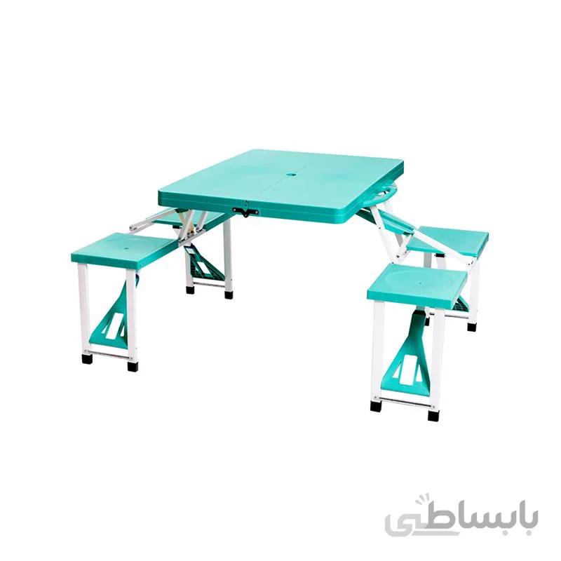 میز و صندلی تاشو 4 نفره مسافرتی همسفر
