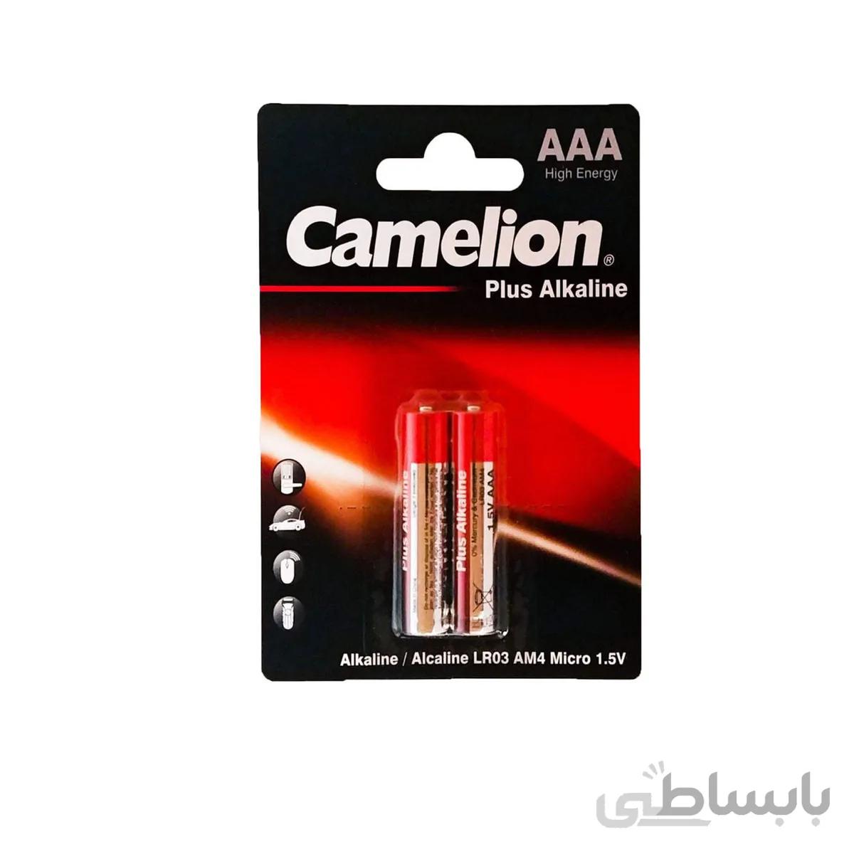 باتری قلمی کملیون مدل Plus Alkaline LR6 بسته 2 عددی ا Camelion AA Battery Plus Alkaline LR6 Pack Of 2