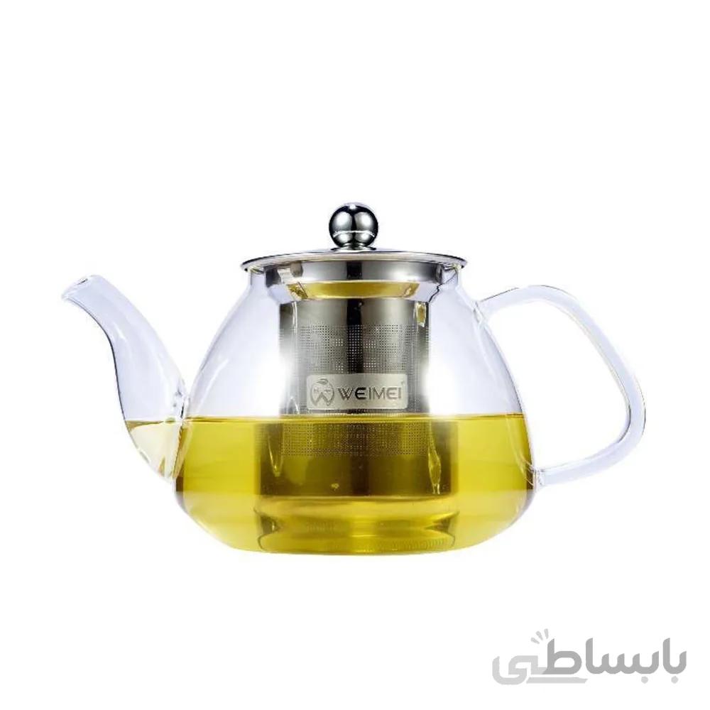 قوری پیرکس دست ساز ویمی (WEIMEI) کد GH40815