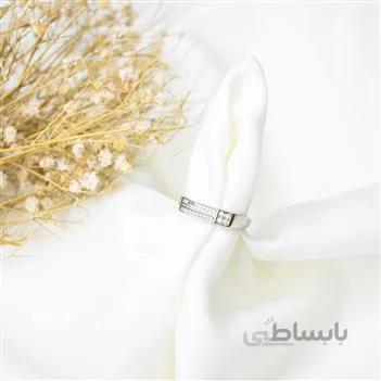 حلقه نقره روکش طلا با عیار 925 کد 5716