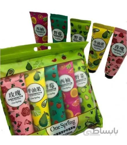 ست 5 عددی کرم مرطوب کننده دست و صورت وان اسپرینگ One Spring Hand Cream