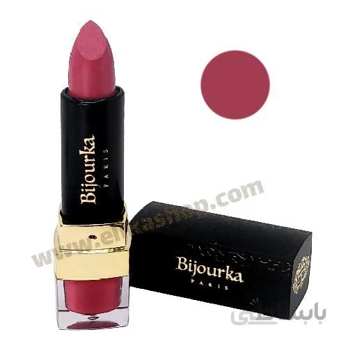 رژلب جامد مات مخملی بیجورکا مدل Long Lasting شماره 15 ا Long Lasting Matte velvet Lip Stick-Bijourka NO.15