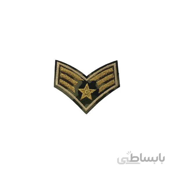 اتیکت لباسی طرح ارتشی کد 1440E