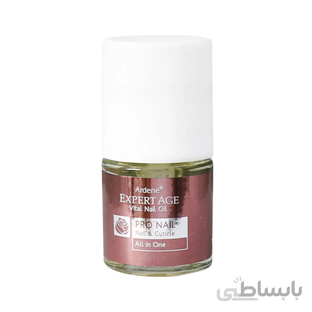 روغن تقویت کننده و استحکام بخش ناخن آردن مدل Expert Age وزن 8 گرم ا Ardene Expert Age Vital Nail And Cuticle Oil 8gr کد 334193