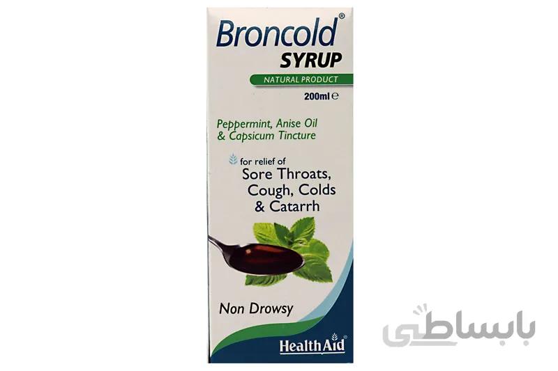 شربت برون کلد هلث اید 200 میلی لیتر ا HealthAid BronCold کد 440149