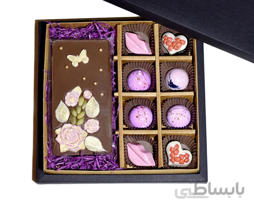 باکس شکلات دست ساز یاسمن