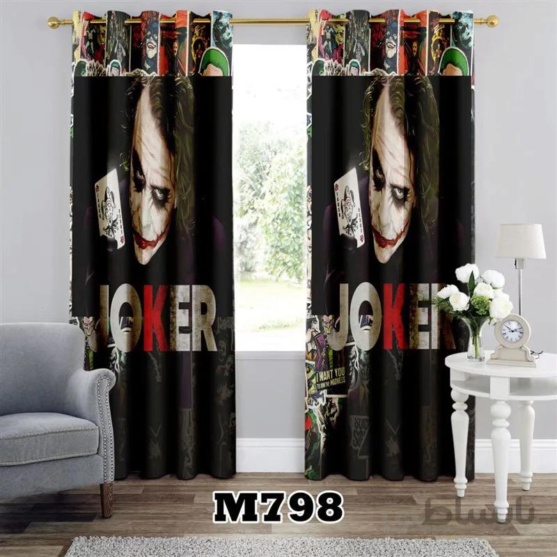 پرده پانچی کد 3d-M-798 طرح انیمیشن جوکر