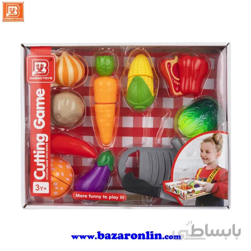 ست کوچک اسباب بازی صیفی جات برشی Cutting Game