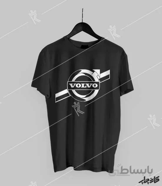 تیشرت مشکی لوگو ولوو ۱