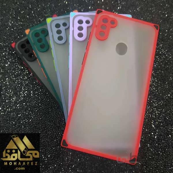 قاب نیمه شفاف سامسونگ Galaxy A11 / M11 دور سیلیکونی کد SA449