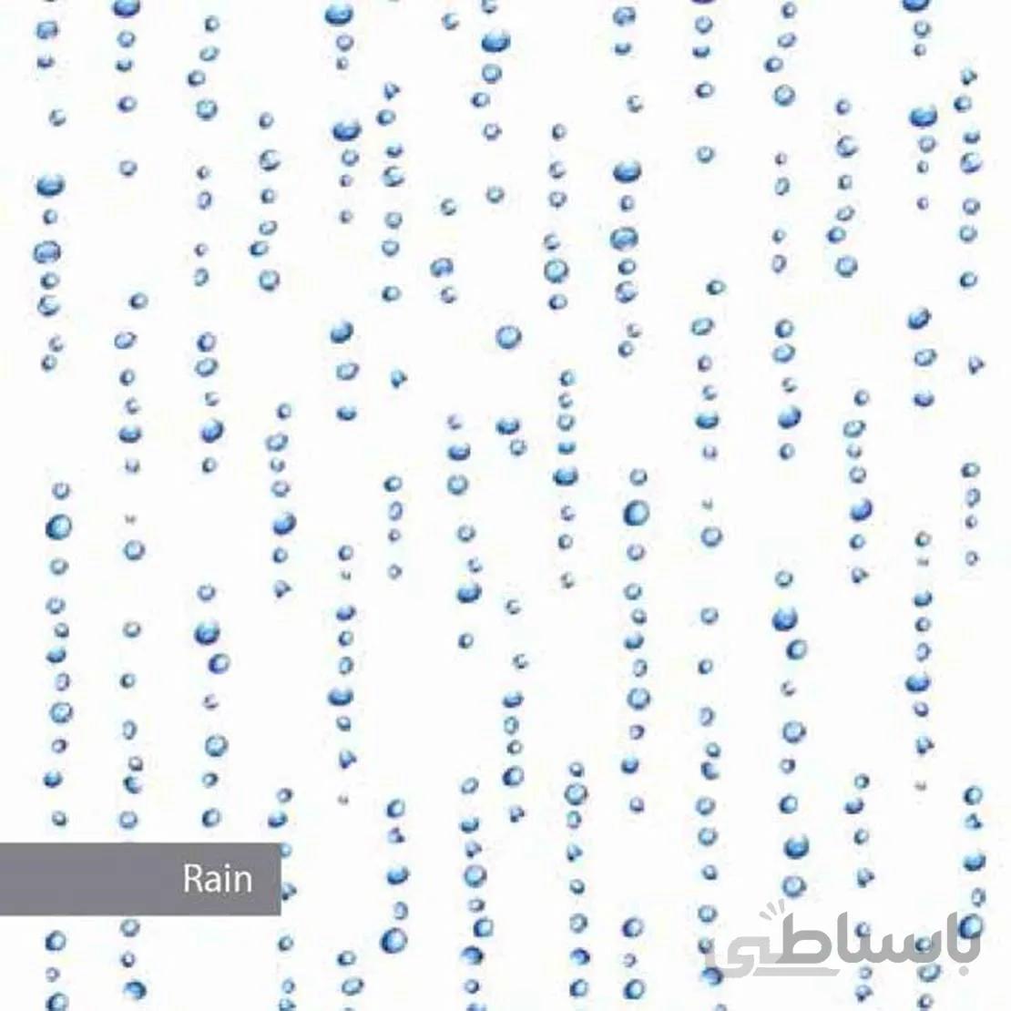 پرده حمام طرح باران