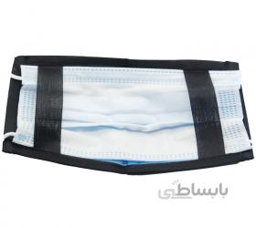 ماسک کاور پارچه ای طرحدار دولایه برای ماسک سه لایه تنفسی