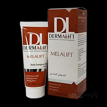 کرم روشن کننده بدن درمالیفت مدل Melalift حجم 75 میلی لیتری