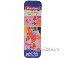 مداد رنگی پارسی کار بسته 12 عددی