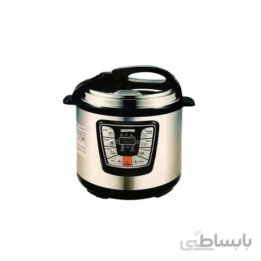 زودپز برقی۶ لیتری دیجیتال جی پاس مدل GPC 876-6L ا GEEPAS GPC-876 PRESSUR COOKER