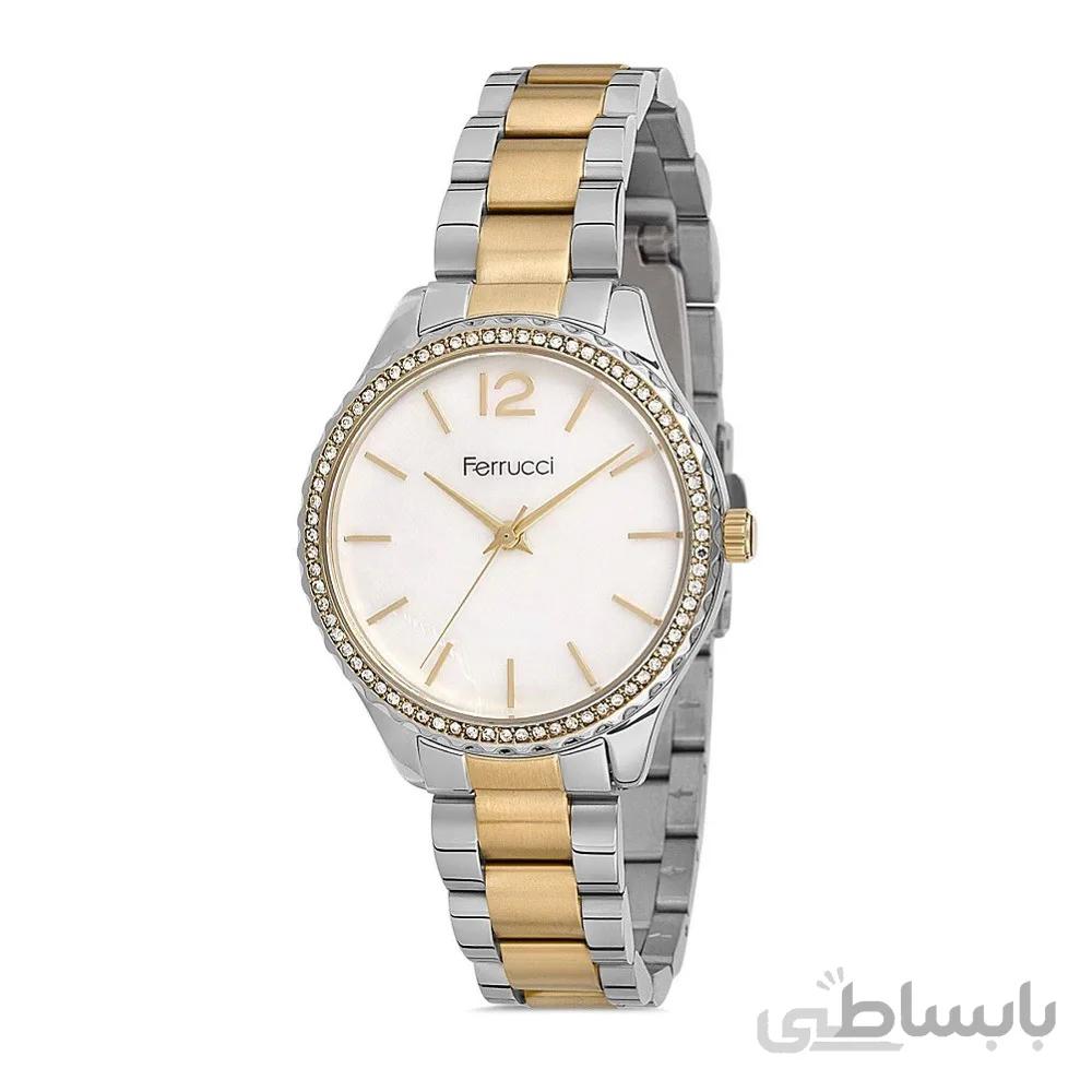ساعت مچی عقربه ای زنانه برند فروچی Ferrucci مدل FC 13886M.04