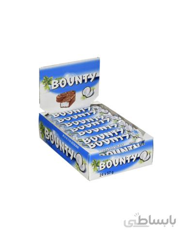 شکلات بونتی نارگیلی Bounty-شکلات نارگیلی بونتی 1 بسته 24 عددی
