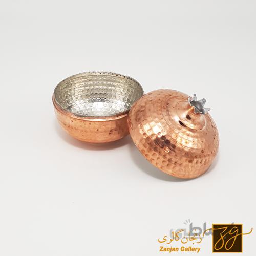 قندان مسی انار سایز متوسط