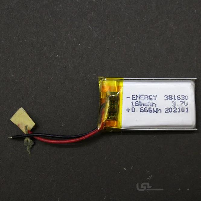 باتری لیتیوم پلیمر 3.7v ظرفیت 180mAh مارک Energy
