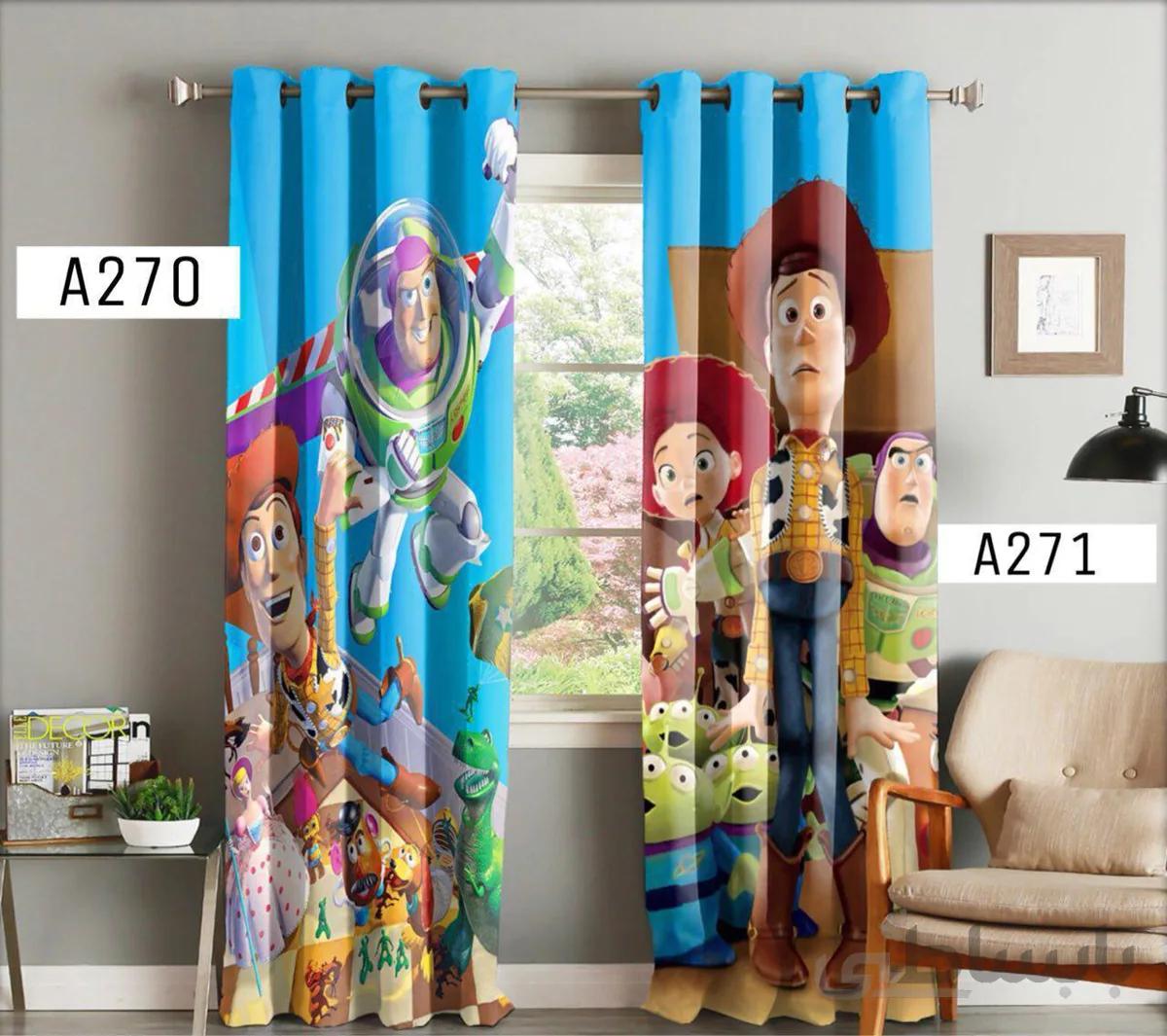 پرده چاپی طرح کودک و نوجوان کد A270 / A271