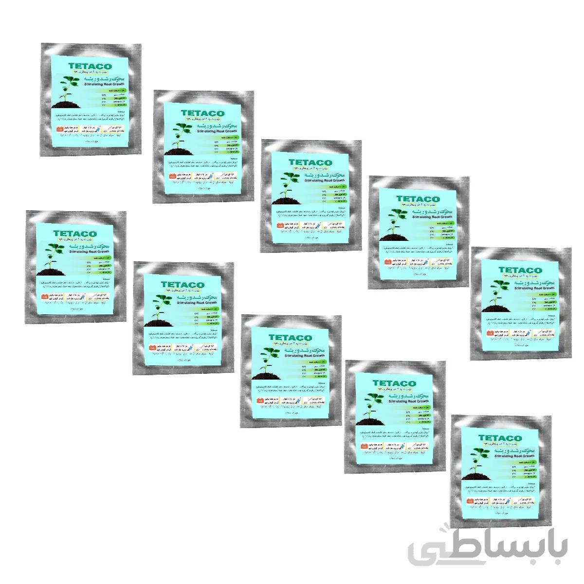 کود محرک رشد و ریشه تتاکو مدل وزن 120 گرم بسته 10عددی