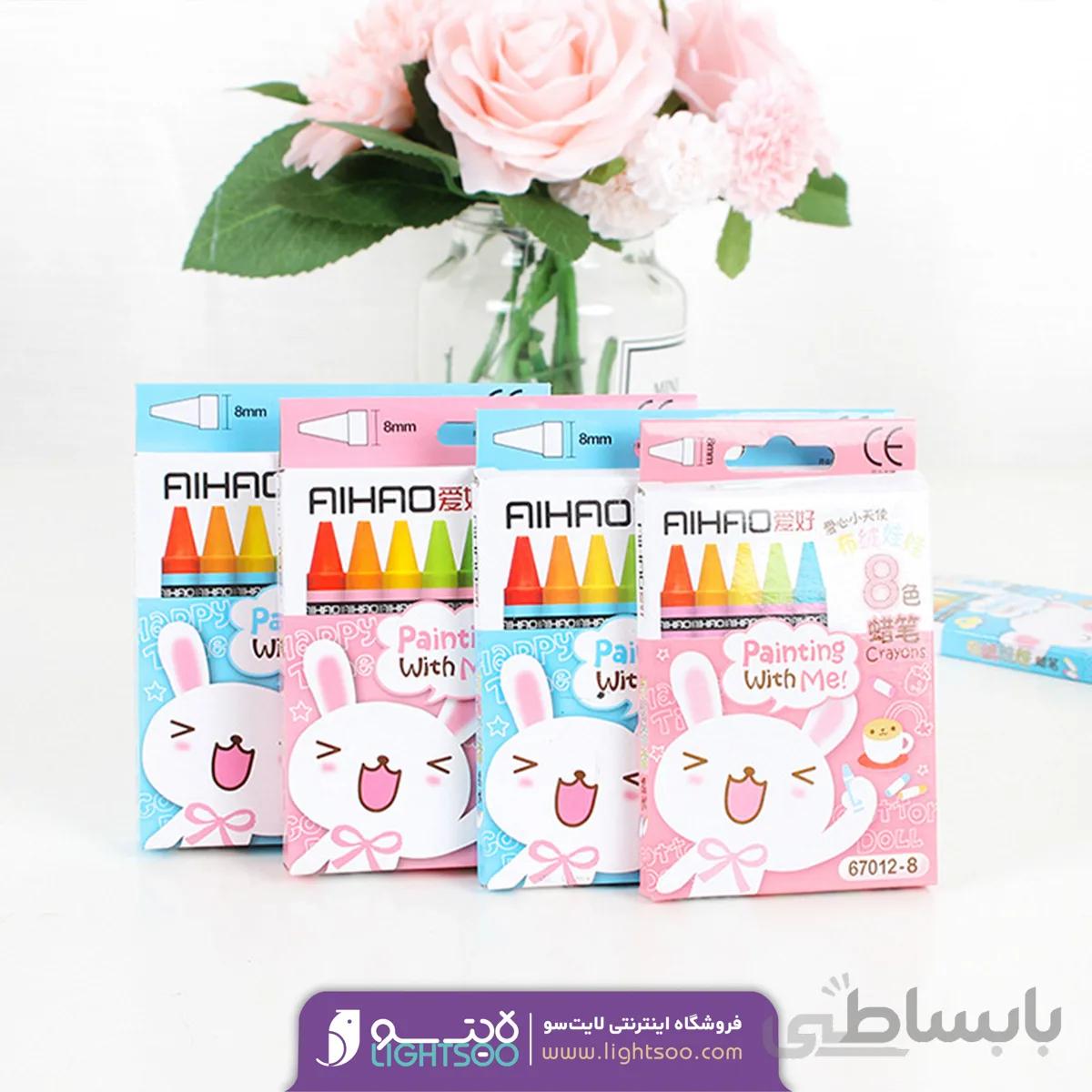 مداد شمعی طرح خرگوش و خرس
