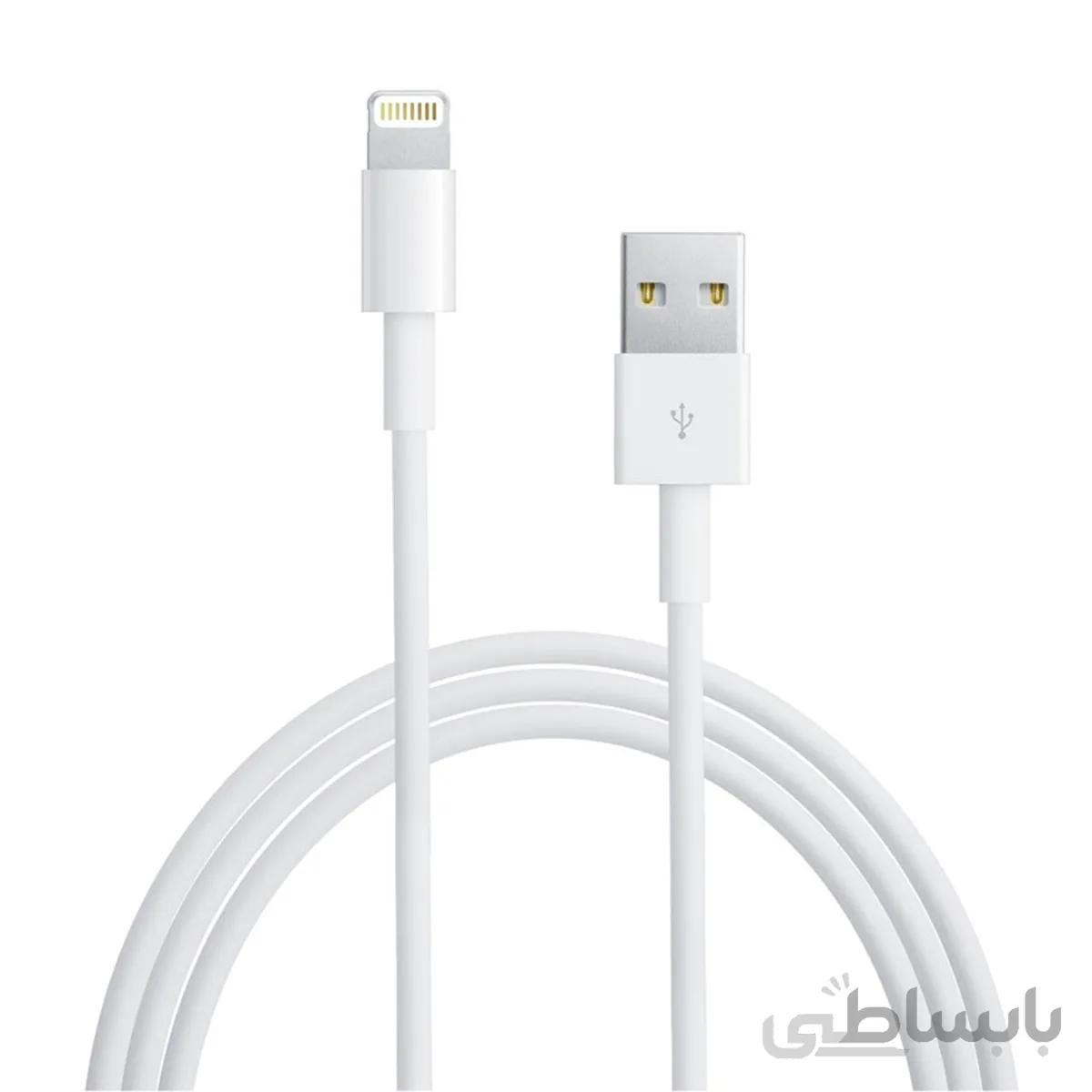 کابل مبدل USB به لایتنینگ اپل 1 متر
