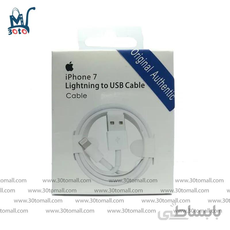 کابل تبدیل USB به لایتنینگ اپل طول 1 متر مدل اورجینال