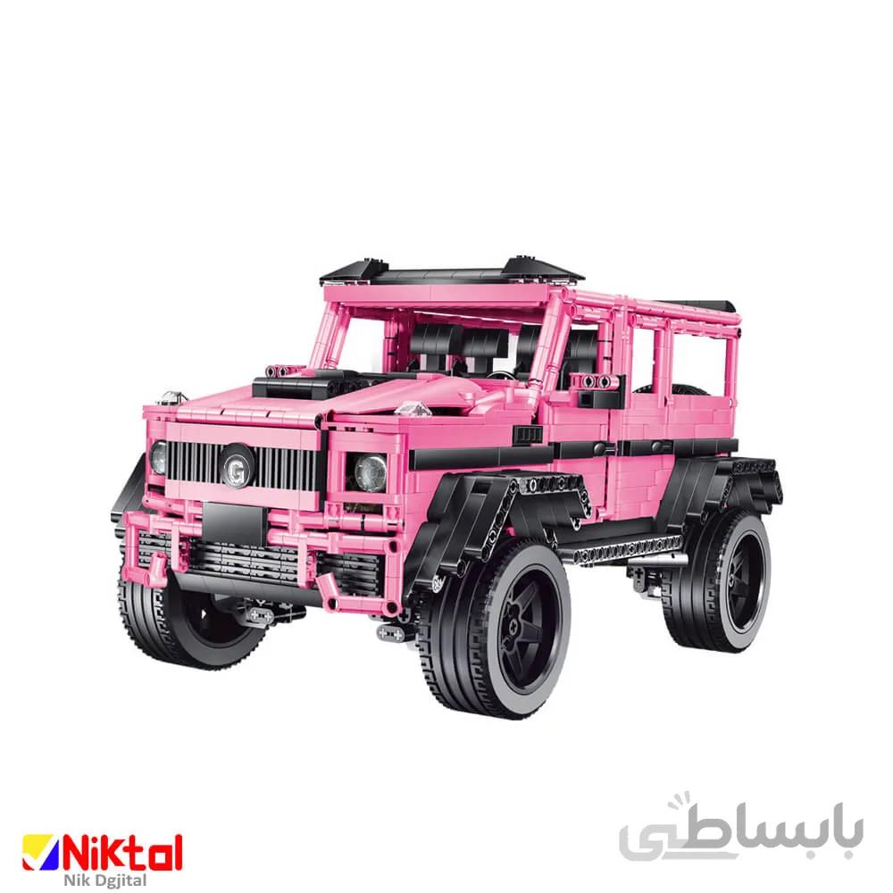پازل ساختنی آفرود بزرگ صورتی J903
