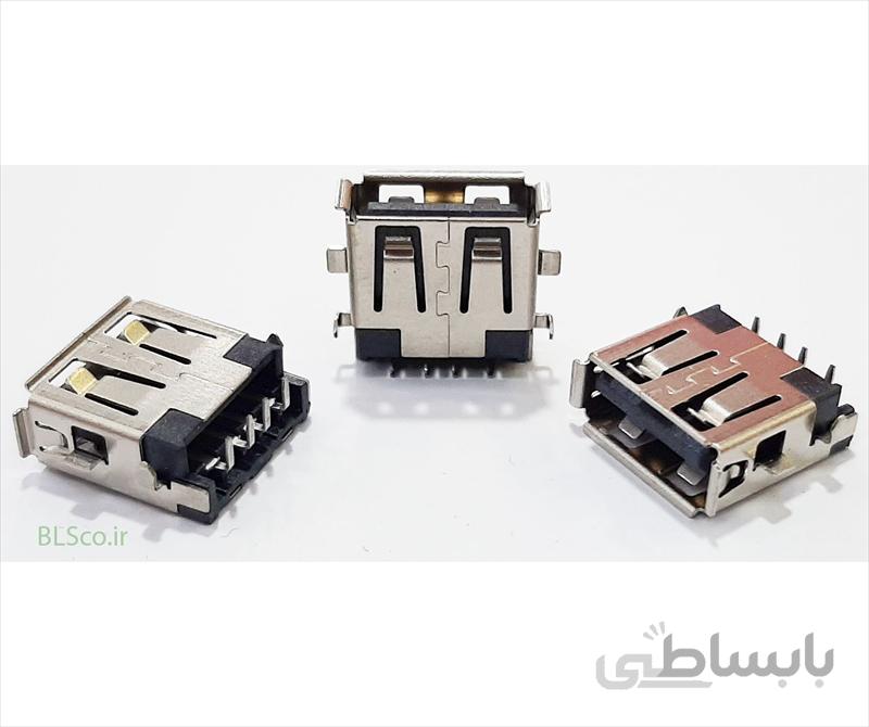 جک USB2 لپ تاپ کد 607 ا USB 2.0 Port Jack Socket