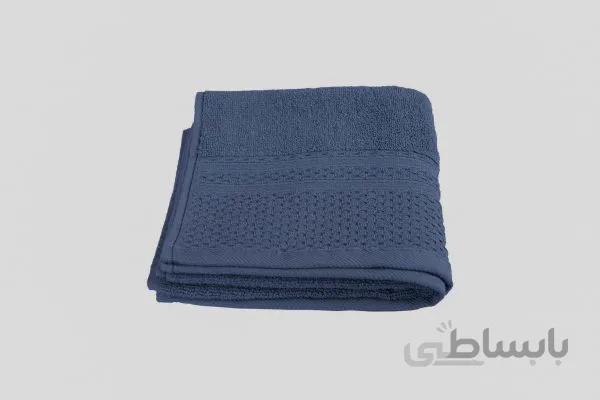 حوله دستی Bera Home طرح حصیری رنگ طوسی تیره