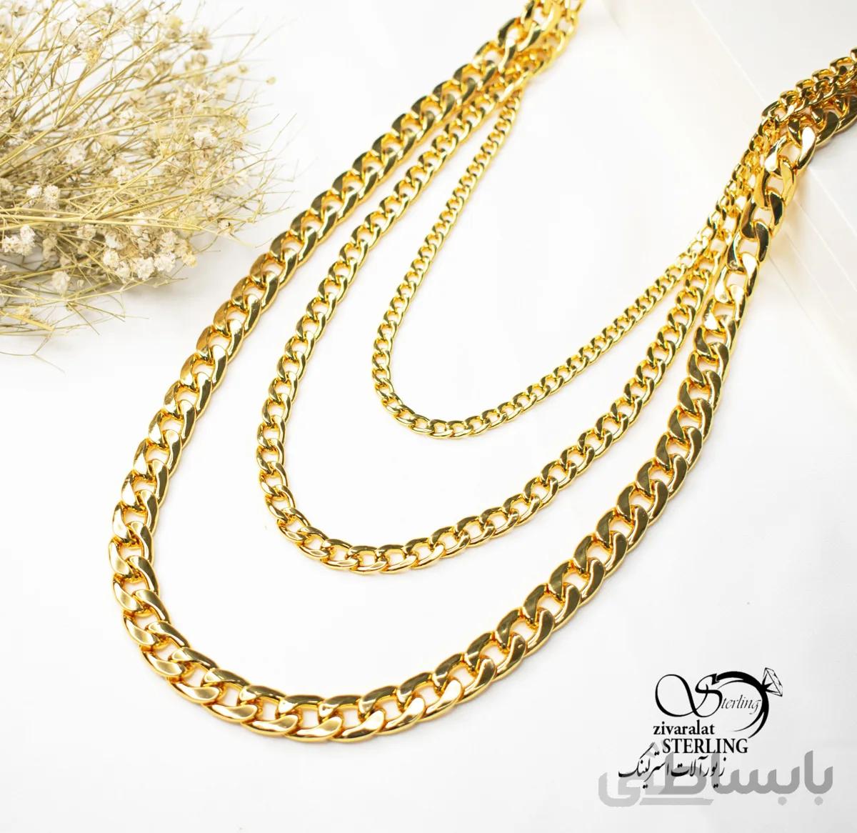 گردنبند رولباسی زنانه طرح کارتیه