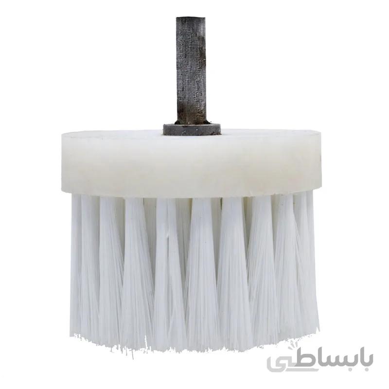 برس پلاستیکی سر دریلی نرم قطر 7 سانتی