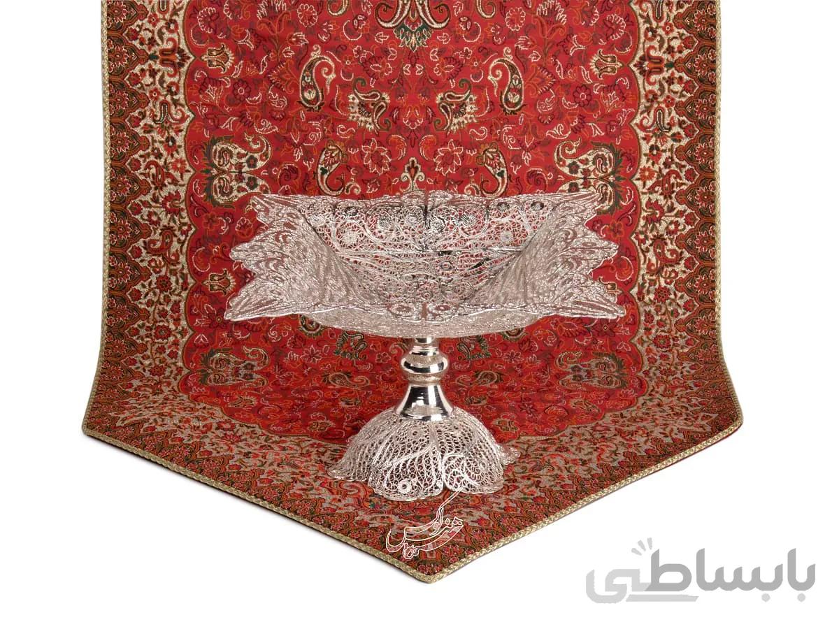 شيرينی خوری مليله کاری مربع کف گود تاجی متوسط