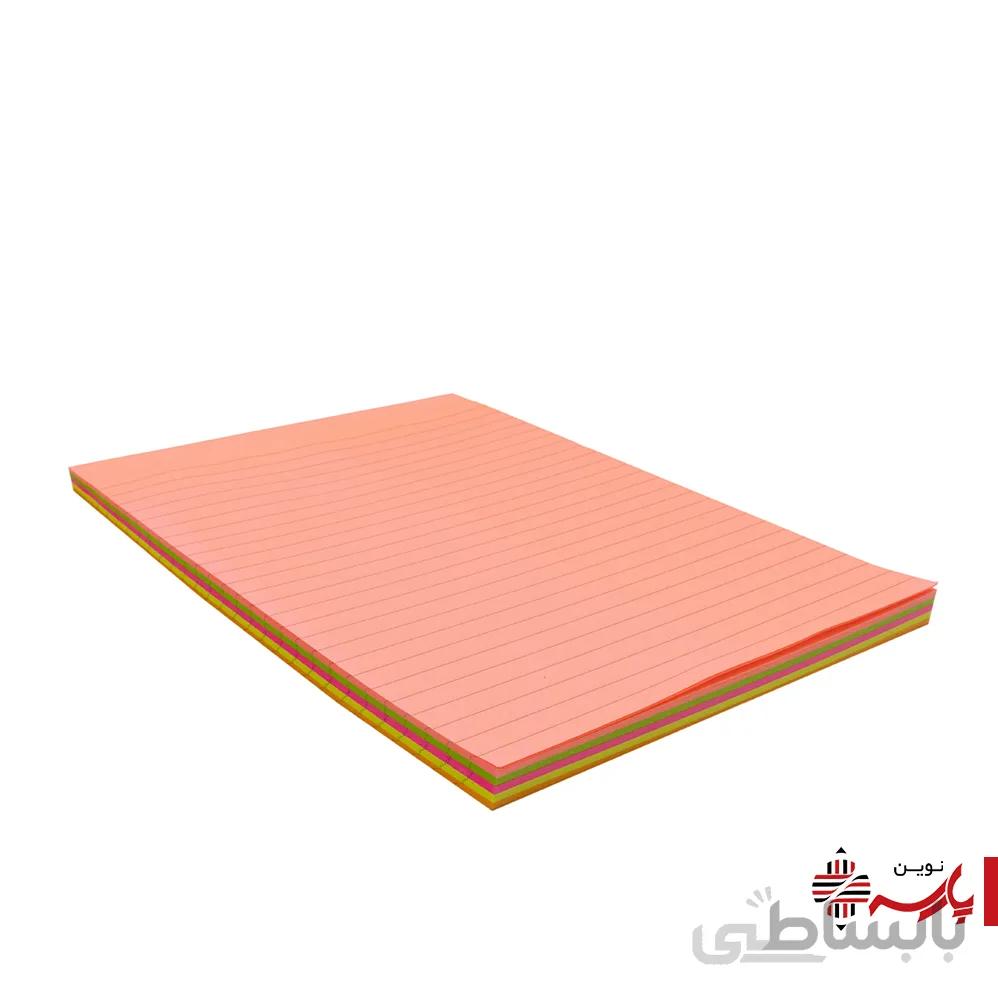 پوستیت 148*205 خط‌دار پنج رنگ کد 1054 اسکای