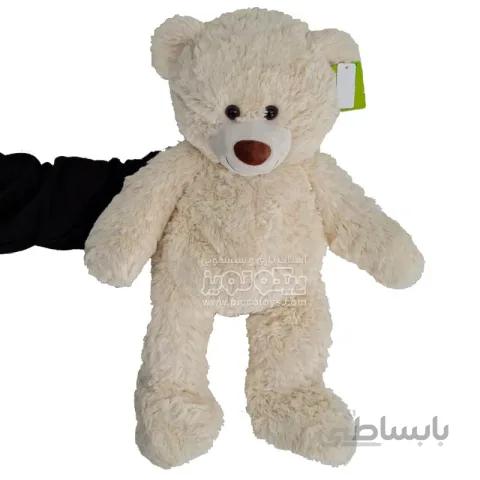 عروسک پولیشی خرس تدی سفید کد P/AF100153/A