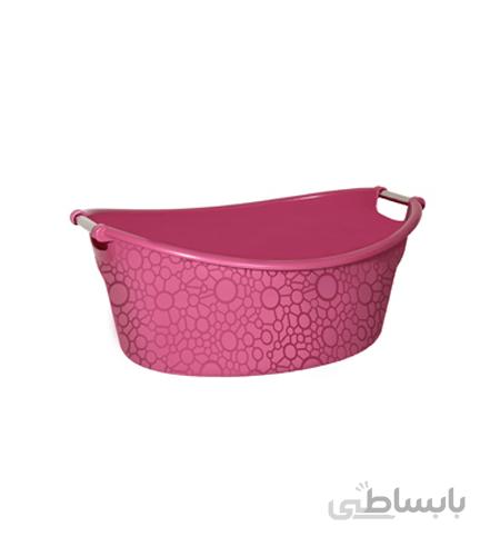 لگن بیضی دسته استیل کوچک لیمون Limon کد ۱۵۴۴