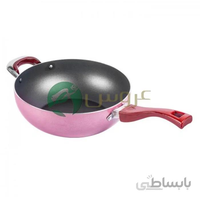 تابه وک کادويي بزرگ بدون درب عروس کد 18028