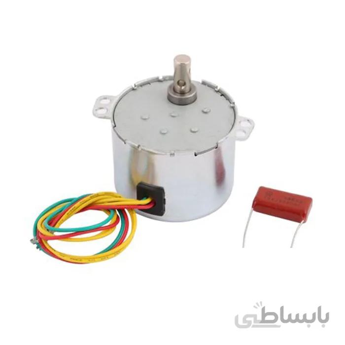 موتور لمینت 8.3 دور در دقیقه 220 ولت 6 وات (گیربکس دار) (AC )