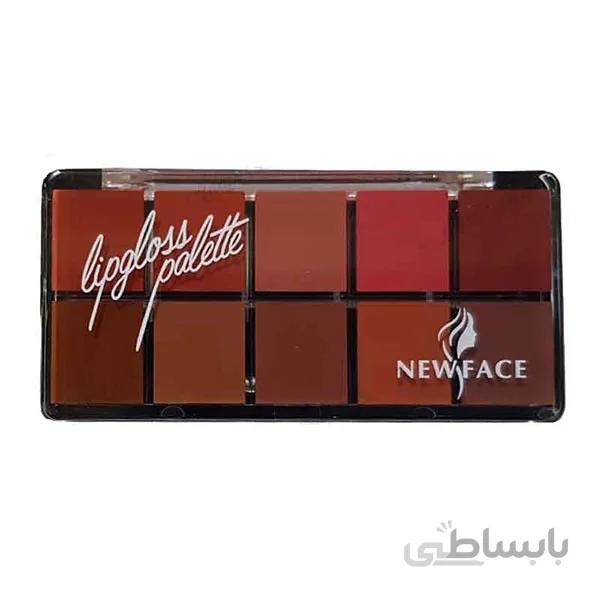 پالت رژ لب New Face مدل A